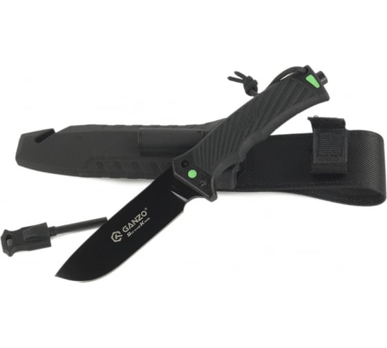 Изображение товара Нож с паракордом Ganzo G8012V2-BK