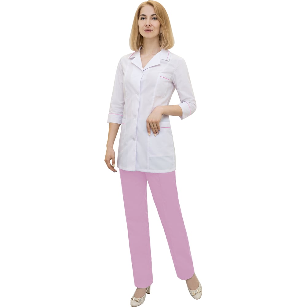 Женский костюм Tekca Line, размер L (48-50), цвет белый/розовый