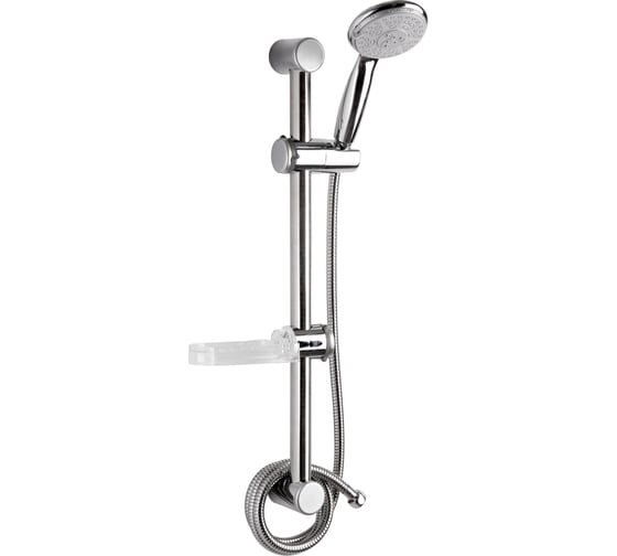 Изображение товара Душевой набор Azario ESTA душевая лейка, шланг, штанга, мыльница AZ-15752010 00072179