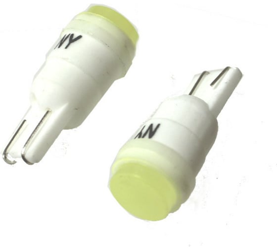 Изображение товара Светодиод Nord-Yada 12 В, T10, (1LED) COB (керамика), W5W, W2.1x9.5d, белый, 1 Вт, 80 лм, 2 шт. 904610