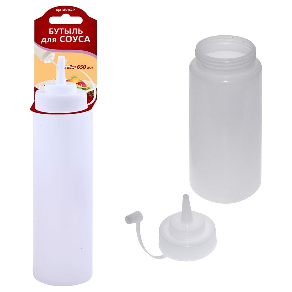 Изображение товара Бутыль для соуса МУЛЬТИДОМ 650 мл MS80-251