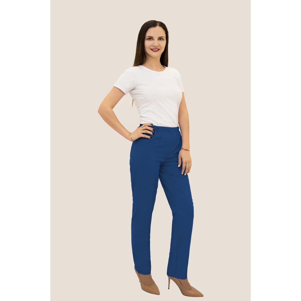 Женские брюки Tekca Line, цвет васильковый, размер 44-46