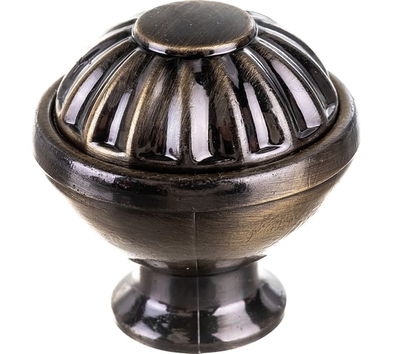 Изображение товара Ручка-кнопка Скобяной мод.249 бронза (упак.) 007902