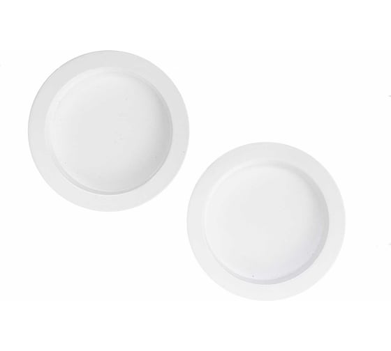 Изображение товара Ручки для раздвижных дверей Ренц, белый INSDH 603 W