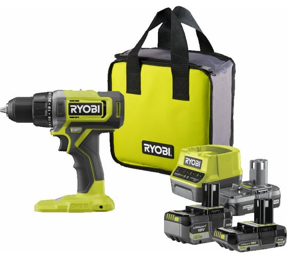 Изображение товара Дрель-шуруповерт Ryobi 18В RDD18-2C52S 5133005522