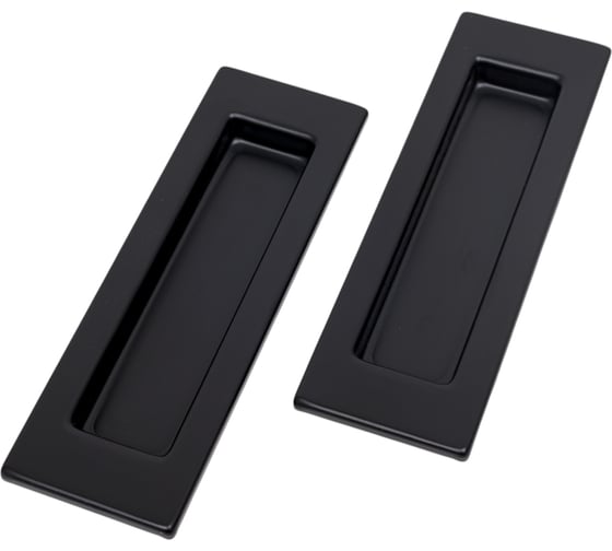 Изображение товара Ручки для раздвижных дверей Ренц, черный INSDH 602 B