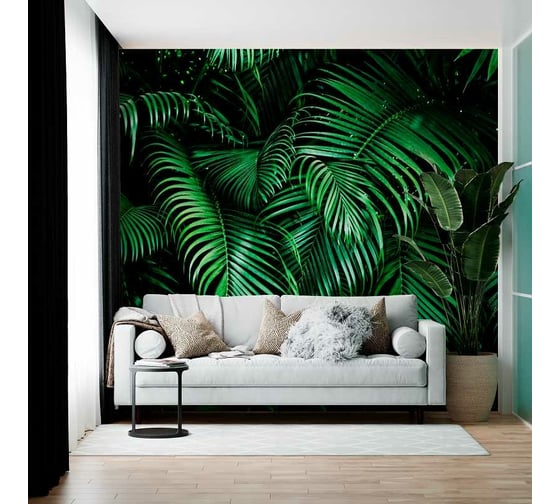 Изображение товара Виниловые фотообои на флизелиновой основе PRIMAVERA Тропическая листва PV-1222-P4