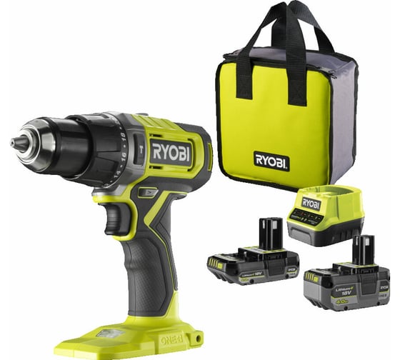 Изображение товара Ударная дрель-шуруповерт Ryobi 18В RPD18-2C42S 5133005525