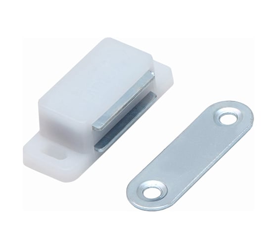 Изображение товара Магнитная защелка Скобяной малая (2шт) (упак.) 002679