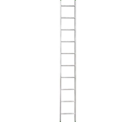 Изображение товара Алюминиевая односекционная лестница Новая Высота 10 ступеней 2210110