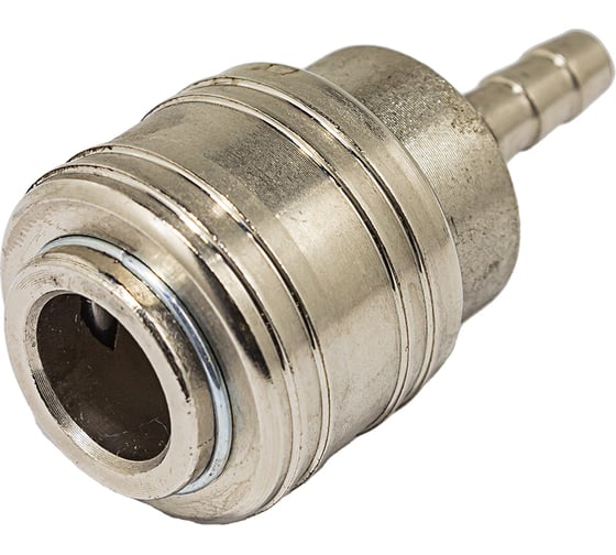 Изображение товара Быстроразъем пневматический с клапаном, елочка 6 мм Forcekraft FK-SE1-2SH 51558