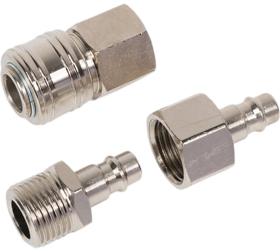 Изображение товара Набор быстроразъемных соединений 1/2'', 3 предмета Forcekraft  FK-SE12-3(51556)