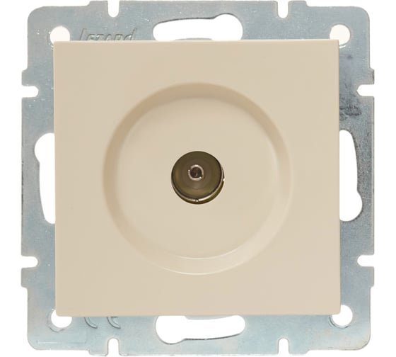 Изображение товара Оконечная розетка Lezard VESNA крем 742-0388-130