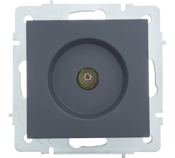 Изображение товара Оконечная розетка Lezard VESNA графит 742-3488-130