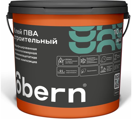 Изображение товара Строительный клей ПВА Obern 10 кг 13484