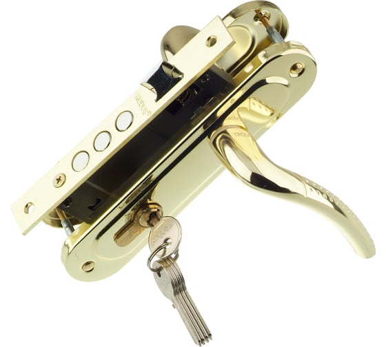 Изображение товара Врезной замок Trodos 61/106 3RB PB золото 202085