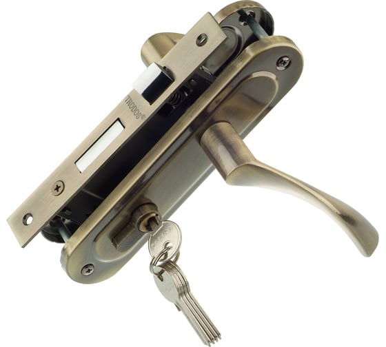 Изображение товара Врезной замок Trodos 61/76 AB бронза 202076