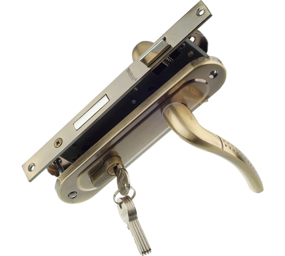 Изображение товара Врезной замок Trodos 70-L/106 AB бронза 202089