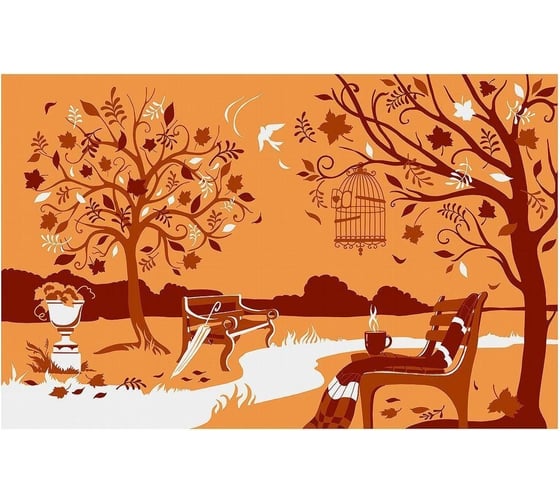 Изображение товара Салфетка МУЛЬТИДОМ Парк 39х25 см, 3 дизайна FJ51-126