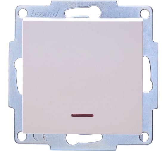 Изображение товара Выключатель Lezard VESNA с подсветкой крем 742-0388-111