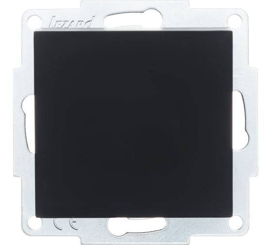 Изображение товара Выключатель Lezard VESNA чёрный бархат 742-4288-100