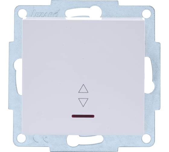 Изображение товара Проходной выключатель Lezard VESNA с подсветкой белый 742-0288-114