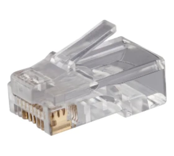 Изображение товара Сквозной коннектор RJ-45 8p8c Retic cat. 5e, 100шт. CN-8P8C-C5E-U-H-TWCS/100