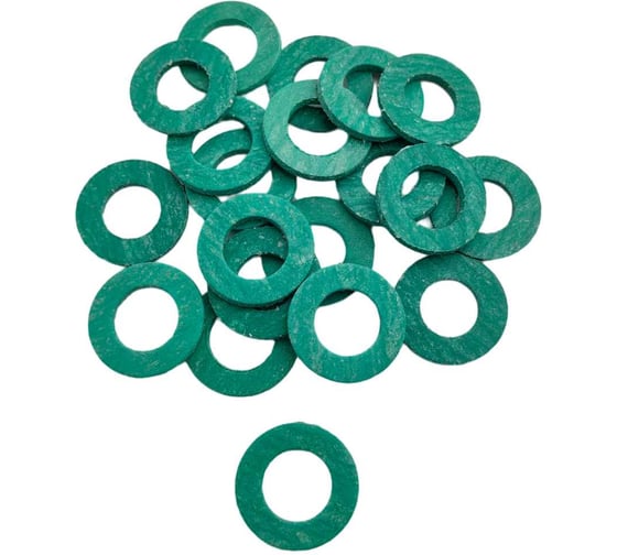 Изображение товара Прокладка безасбестовый паронит HG 1/2" (11x19x2 мм), 20 шт 1648864