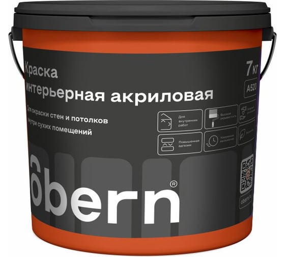 Изображение товара Интерьерная краска Obern 7 кг 13519