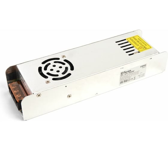 Изображение товара Электронный трансформатор FERON для светодиодной ленты 500W 12V (драйвер), LB009, 48009