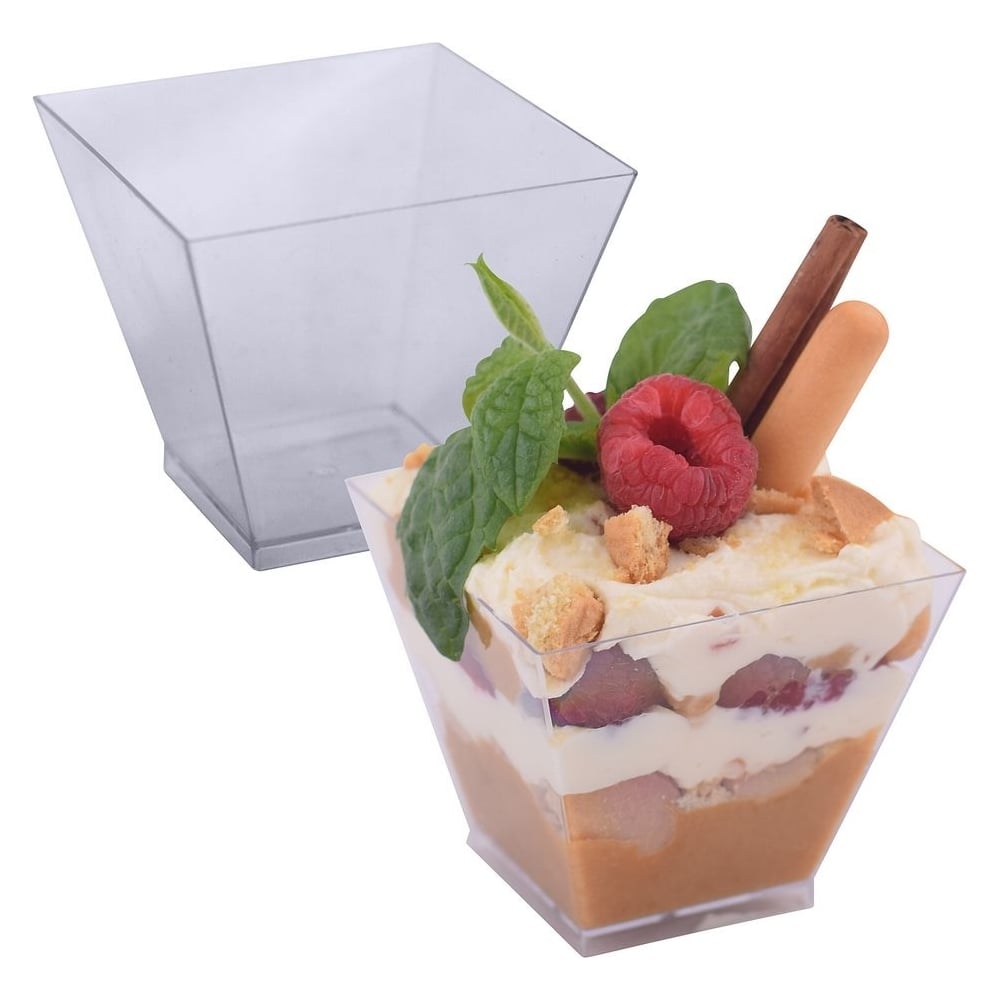 Изображение товара Набор фуршетных форм МУЛЬТИДОМ Пагода 6 шт пластиковые прозрачные