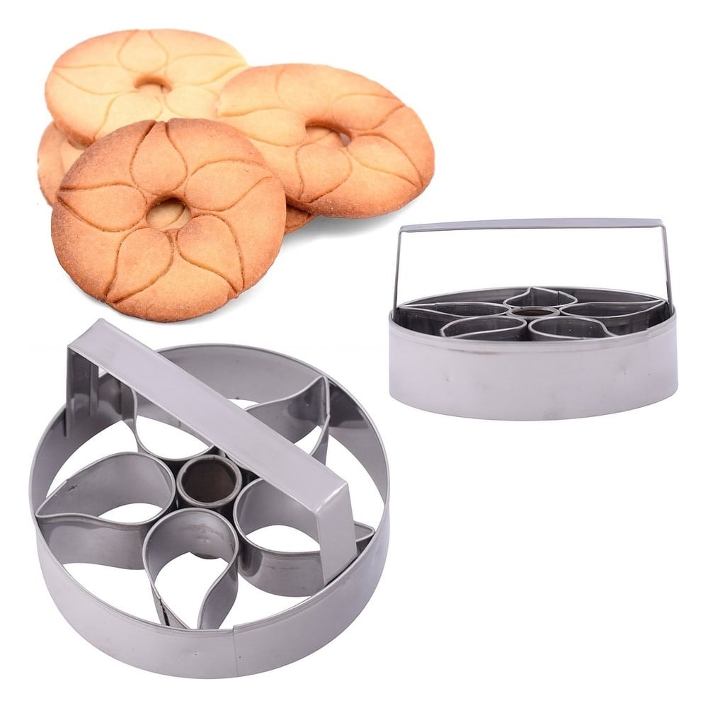 Изображение товара Кулинарная форма МУЛЬТИДОМ Цветок 9 см для выпечки печенья и десертов