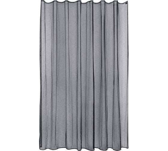 Изображение товара Тюль Moroshka Don`t cross 280x260 см, крепление шторная лента, черный 919-206-01