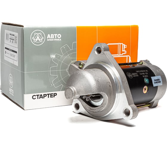 Изображение товара Стартер для Т-40/ВТЗ с двигателем Д-120/-130/-144 12В/4.0кВт z=10 АВТОЭЛЕКТРИКА 2412.3708-01 02.1416