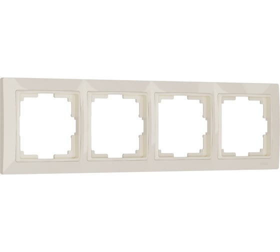 Изображение товара Рамка на 4 поста WERKEL W0042003 Snabb basic слоновая кость a051306