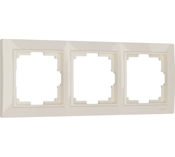 Изображение товара Рамка на 3 поста WERKEL W0032003 Snabb basic слоновая кость a051296