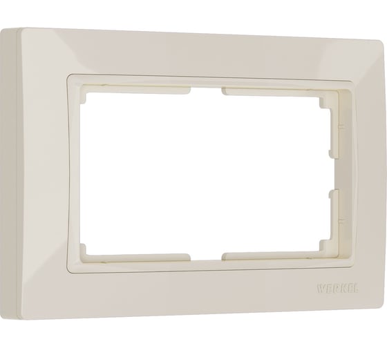 Изображение товара Рамка для двойной розетки WERKEL W0082003 Snabb basic слоновая кость a051293