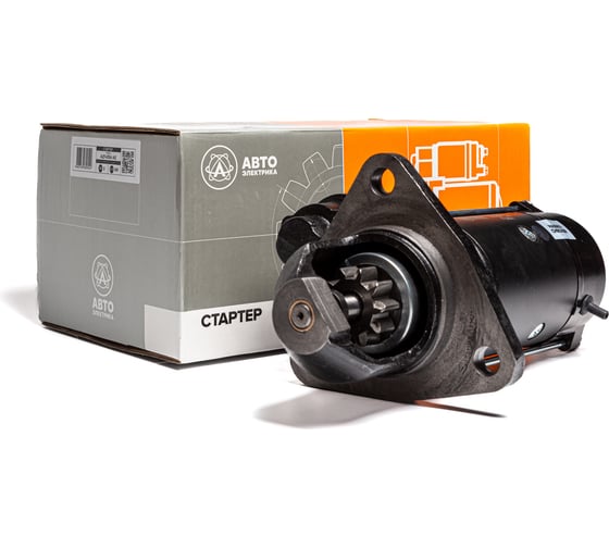 Изображение товара Стартер КАМАЗ/УРАЛ/ЛИАЗ двигатель Камаз Евро-2/3 24В/6.0 кВт z=10 АВТОЭЛЕКТРИКА AZF 4554 02.1401