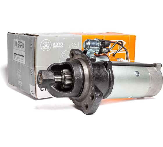 Изображение товара Стартер КАМАЗ/УРАЛ/ЛИАЗ двигатель КАМАЗ-740 24В/9.0 кВт z=10 АВТОЭЛЕКТРИКА 5432.3708-10 02.1453