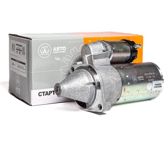 Изображение товара Стартер ГАЗ/УАЗ двигатели ЗМЗ-405/406/409 12В/1.7 кВт z=9 АВТОЭЛЕКТРИКА 5742.3708 02.1408