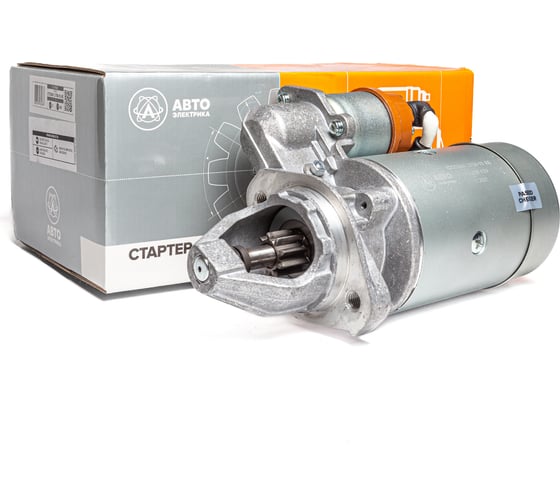 Изображение товара Стартер ГАЗ-53/3307/ПАЗ двигатели ЗМЗ-511/-513/-523 12В/1.5 кВт z=9 АВТОЭЛЕКТРИКА СТ230А1-10 02.1411