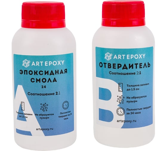Изображение товара Эпоксидная смола для творчества ArtEpoxy Quick 24, 150 г 21656