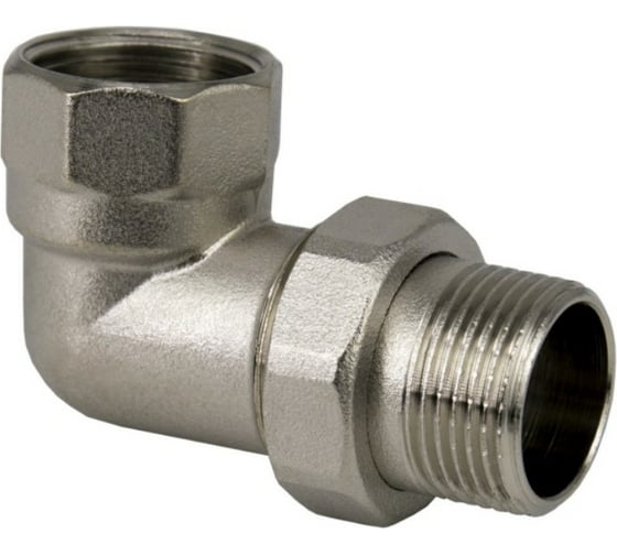 Изображение товара Переходник со сгоном RTP 1 1/2'' угловой никель Уп. 40996