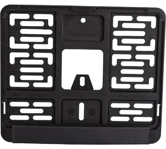 Изображение товара Рамка под номерной знак на мотоцикл/мопед/квадроцикл Airline 190x145 мм, черная AFC-14