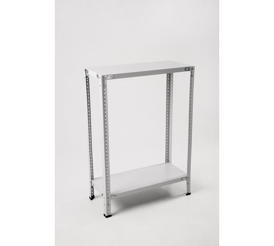 Изображение товара Стеллаж ООО ФУРАМА СТФЛ 1000x1000x800 мм, 2 полки, серый СТФЛ101080-2