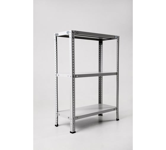 Изображение товара Стеллаж ООО ФУРАМА СТФ 1800x1000x800 мм, 3 полки, серый СТФЛ181080-3