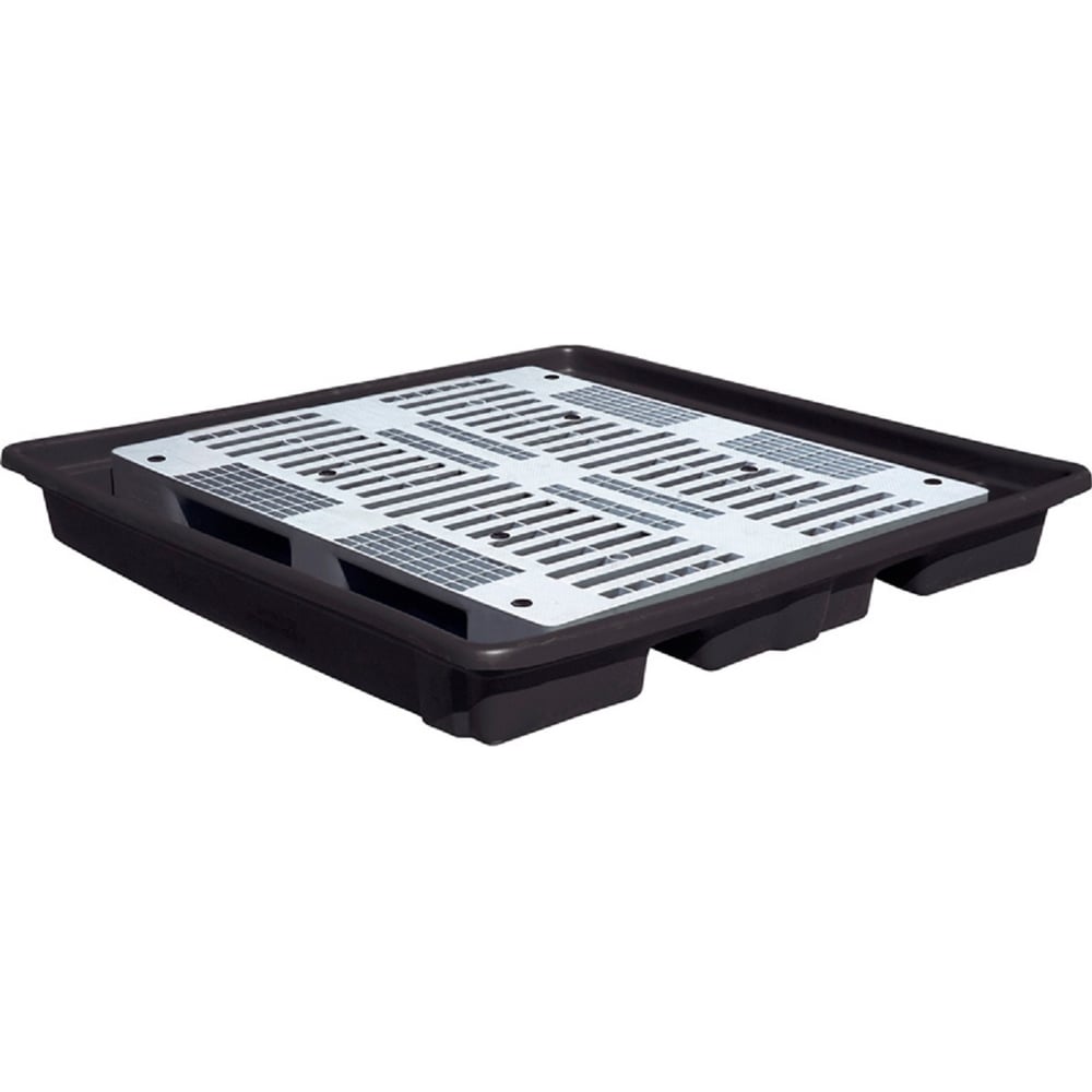 Изображение товара Паллет для отходов Тара.ру 1350x1350x170 мм черная для бочек и отходов