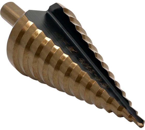 Изображение товара Ступенчатое сверло HSS 13 ступеней EKF ST-4-39/3