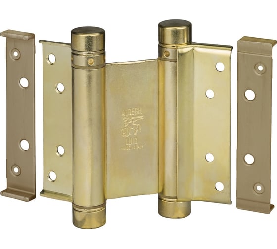 Изображение товара Петля 2-го действия ALDEGHI LUIGI SPA 148x50x42 мм, античная латунь, комплект 2 шт. + ключ 101OA150B2