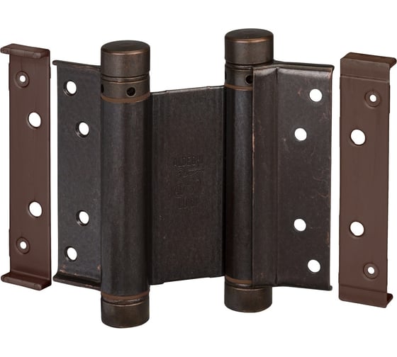 Изображение товара Петля 2-го действия ALDEGHI LUIGI SPA 125x48x42 мм, бронза, к-т 2 шт. + ключ 101AB125B2